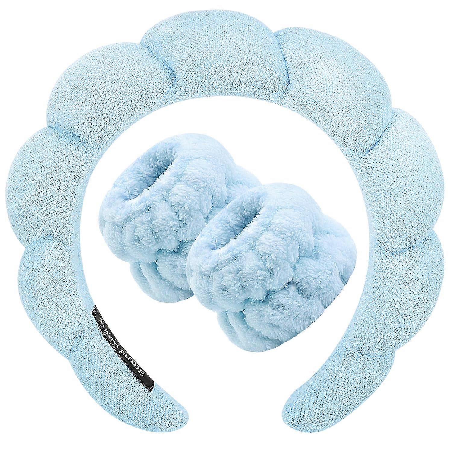 Set Serre-tête & Poignets Anti-gouttes (Bleu Ciel) Set Serre-tête & Poignets Anti-gouttes (Bleu Ciel)