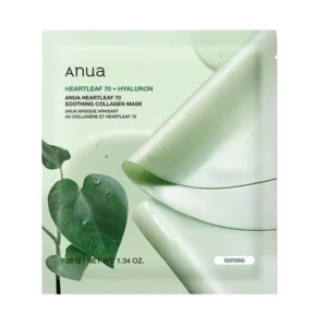 Anua - Heartleaf 70 + Hyaluron Soothing Collagen Mask (38g)
