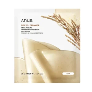 Anua - Rice 70 + Ceramide Glow Collagen Mask (38g)
